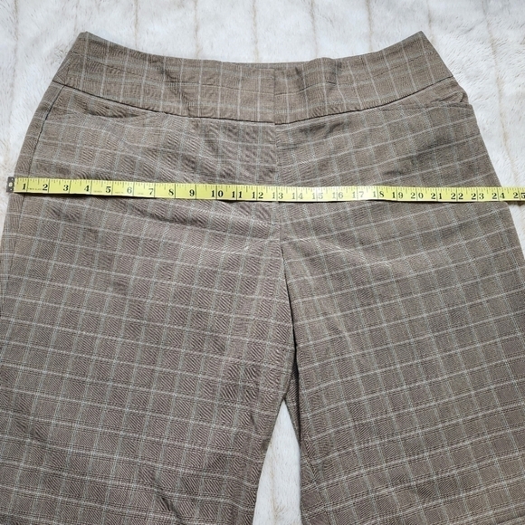 Dressy Bermuda shorts  High waist Plaid Knee length LANE BRYANT - Picture 11 of 14